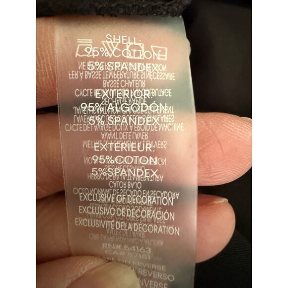 Calvin Klein NWT 3X Plus T Shirt Dress Embellished Black Stretchy Casual - Picture 7 of 8